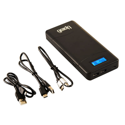 UPTab USB-C Power Bank 18700mAh with Quick Charge - Cables